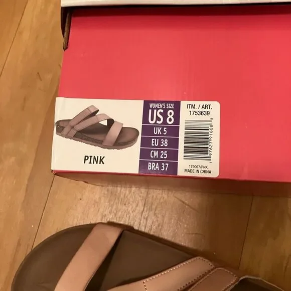 NWT Pink Skechers Arch Comfort with Luxe Foam Sandals - Picture 7 of 7